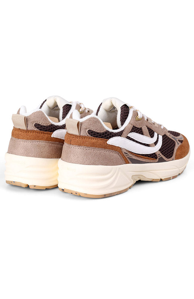 Genesis G-eco 99 spotted sole bruin sneaker vegan leer dames | Sophie Stone