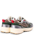Genesis G-eco 99 spotted sole sneaker groen zilver vegan leer vrouwen | Sophie Stone