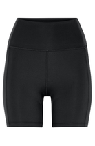Girlfriend Collective Compressive high-rise run shorts black RPET women's | Sophie Stone