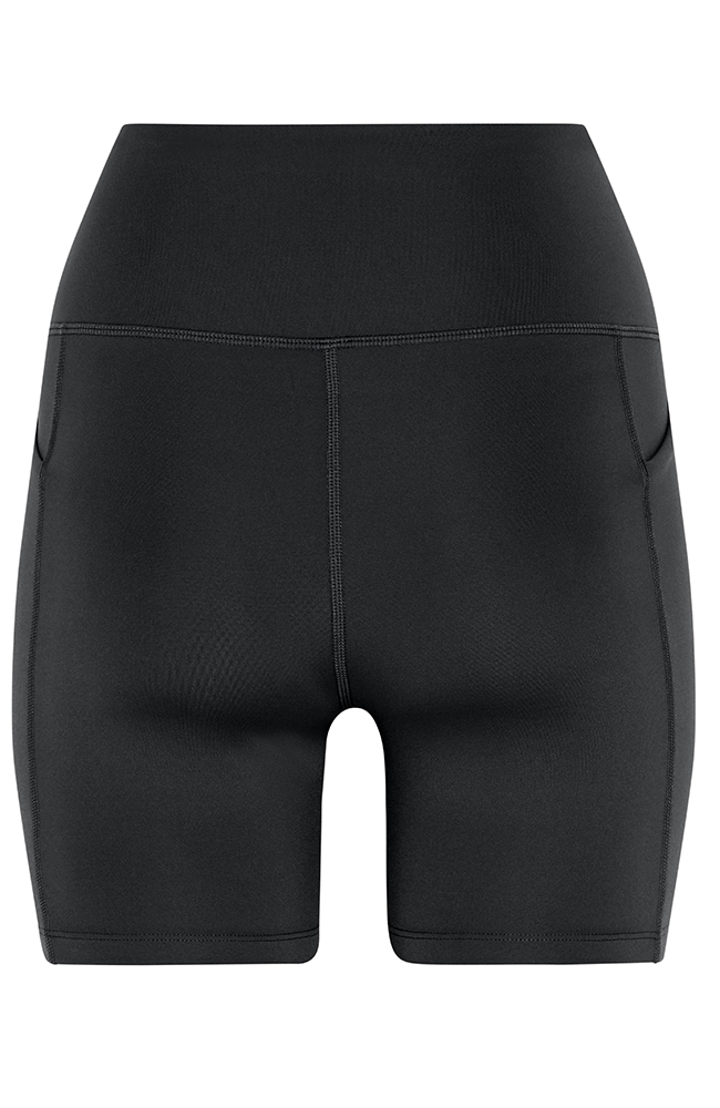 Girlfriend Collective Compressive Run Shorts Black RPET Women's | Sophie Stone
