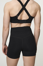 Girlfriend Collective Compressive high-rise run shorts black RPET women | Sophie Stone