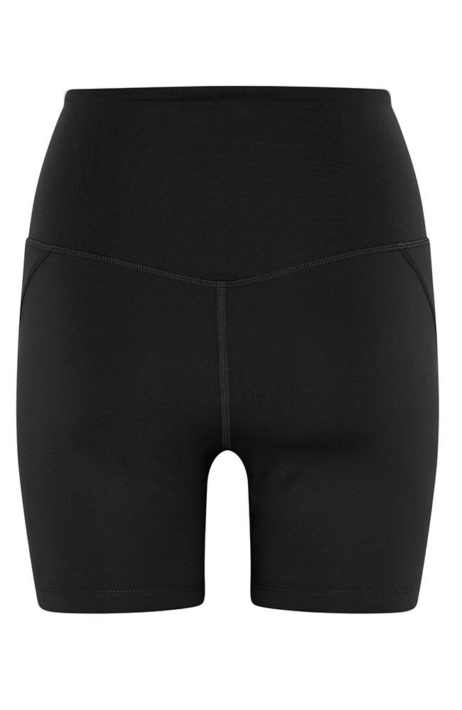 Girlfriend Collective Compressive high-rise run shorts black RPET women's | Sophie Stone