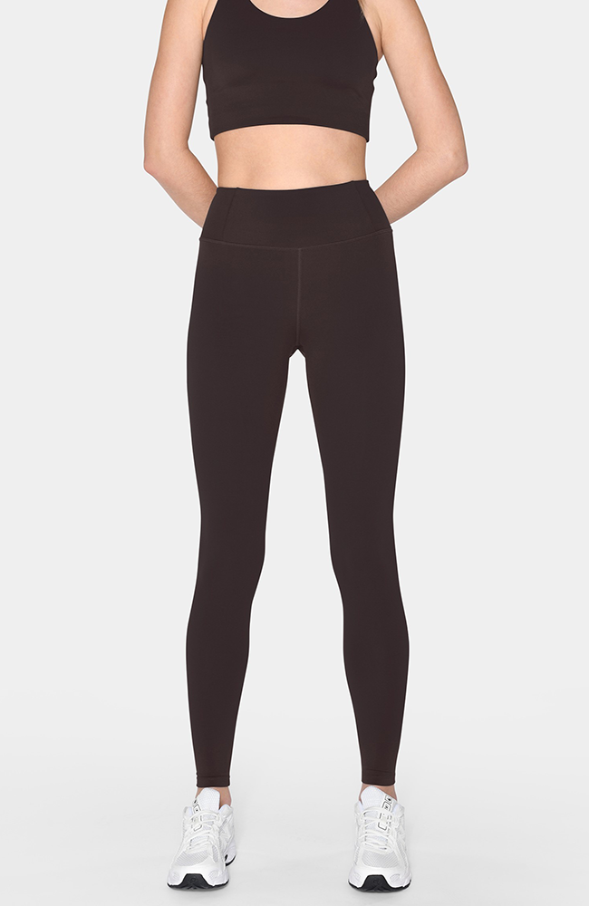 Girlfriend Collective Float leggings brown RPET ladies | Sophie Stone
