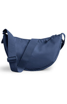 GOT BAG Moon bag small blauw van gerecycled oceaan plastic vrouwen | Sophie Stone