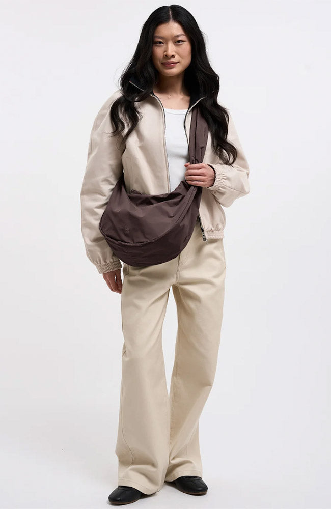 GOT BAG Moon bag ruffle bruin uniseks | Sophie Stone