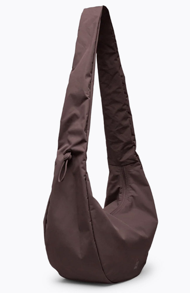 GOT BAG Moon bag ruffle bruin gerecycled materiaal vrouw | Sophie Stone