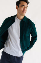 TWOTHIRDS Cook shirt dark green from organic cotton | Sophie Stone