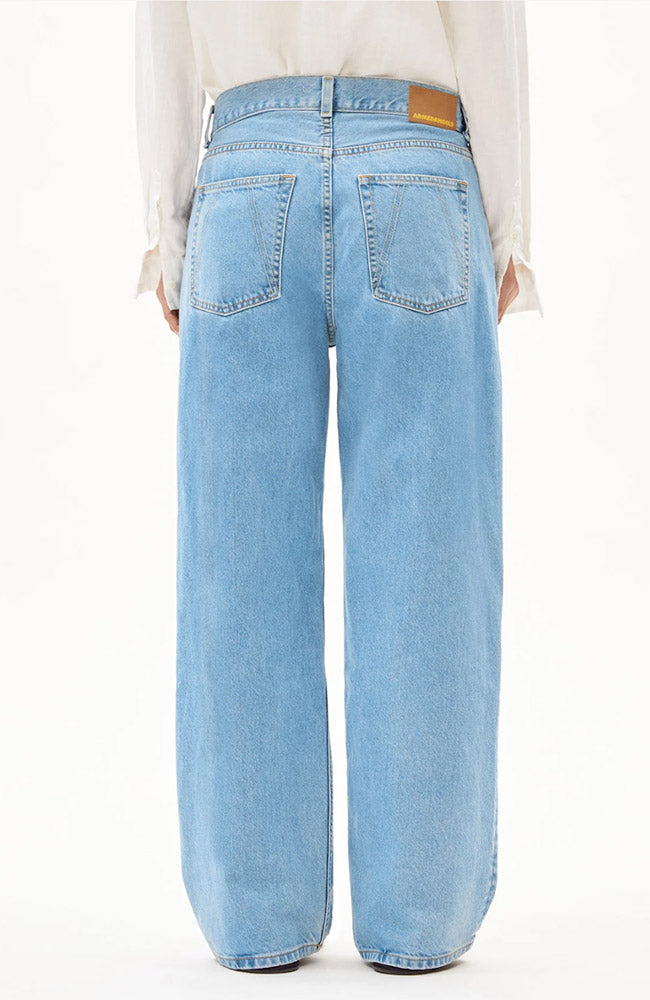 ARMEDANGELS Haayi jeans horizon blauw baggy 100% gerecycled katoen dames | Sophie Stone