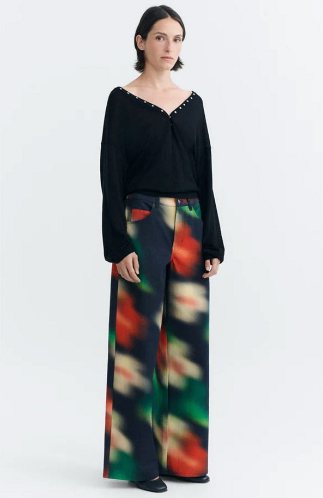 Thinking MU Bloom hedda broek van 99% GOTS bio katoen dames | Sophie Stone