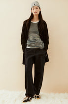 ARMEDANGELS Barrel broek dark steel black van 98% biologisch katoen voor dames | Sophie Stone