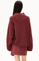 ARMEDANGELS Iconic boucle trui velvet ember van wol ladies | Sophie Stone