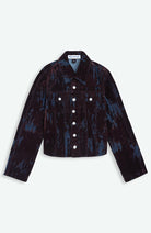 Kings of Indigo Iwashiro jasje fudge flock 100% biologisch katoen voor vrouwen | Sophie Stone