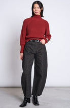 JAN 'N JUNE Ola Sweater, Red, 100% Organic Cotton, Women's | Sophie Stone