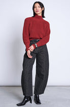 JAN 'N JUNE Ola Sweater, Red, 100% Organic Cotton, Women's | Sophie Stone