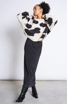 JAN 'N JUNE Smuk rok dark leo van o.a. 94% gerecycled polyester dames | Sophie Stone