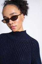 JAN N JUNE „Ola“-Pullover, blau, aus 100 % Bio-Baumwolle (GOTS) für Damen | Sophie Stone