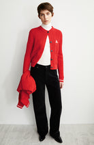 ARMEDANGELS Juliaanas cardigan red organic cotton woman | Sophie Stone