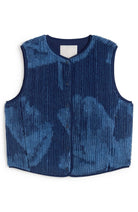 Thinking MU Jay bodywarmer blauw 100% gerecycled polyester (GRS) dames | Sophie Stone