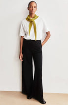 ARMEDANGELS Jersey wide leg broek zwart ECOVERO voor dames | Sophie Stone