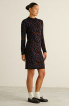 Dedicated Lo jurk leopard van bio katoen vrouw | Sophie Stone 