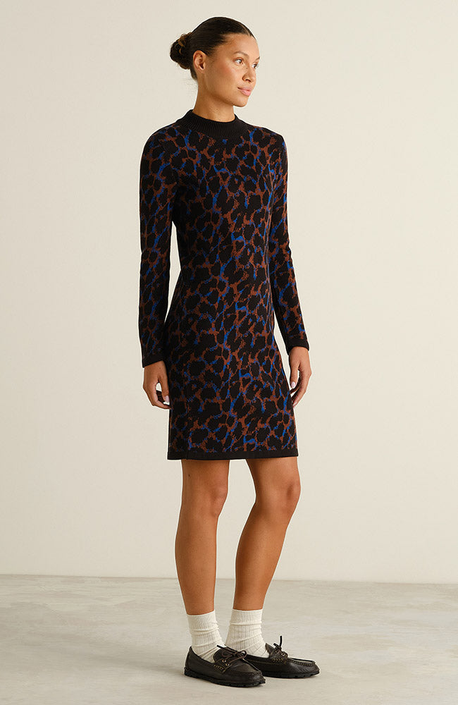 Dedicated Lo jurk leopard van bio katoen vrouw | Sophie Stone 