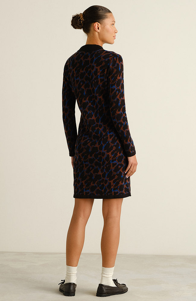 Dedicated Lo jurk leopard van bio katoen voor vrouwen | Sophie Stone 