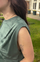 Kings of Indigo Caterina shirt green made from organic cotton for women | Sophie Stone