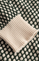 Dedicated Kanan vest bubble knit groen GOTS 100% biologisch katoen vrouw | Sophie Stone 