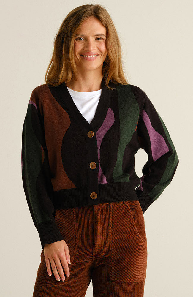 Dedicated Kanan vest wavy van bio katoen voor dames | Sophie Stone