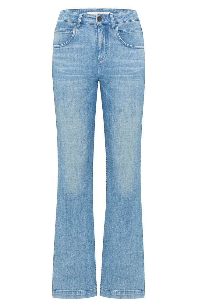 Lanius Flared high-waist jeans light blue | Sophie Stone