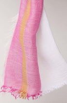 Lanius linnen sjaal roze duurzaam voor dames | Sophie Stone