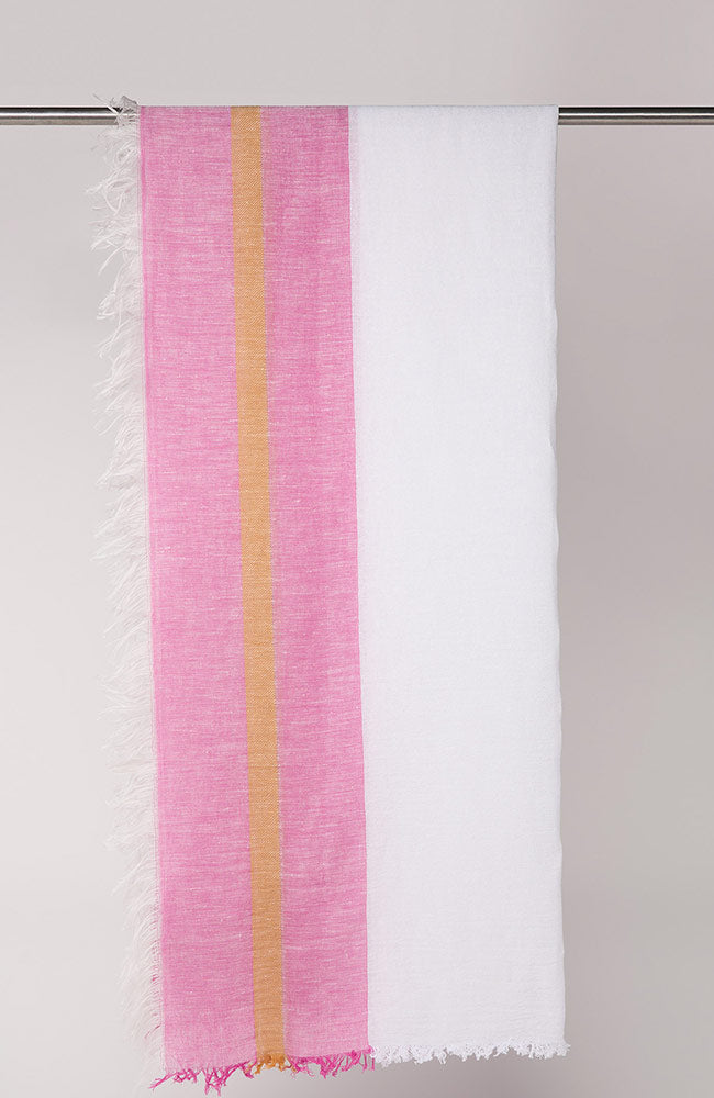 Lanius duurzaam linnen sjaal roze | Sophie Stone