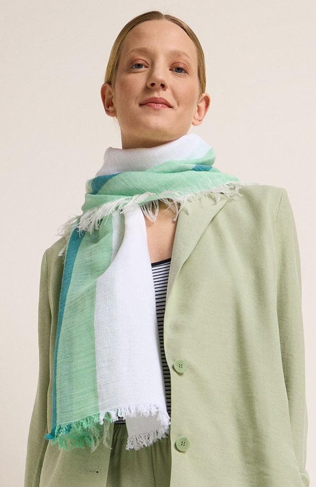 Lanius linnen sjaal mintgroen voor dames | Sophie Stone