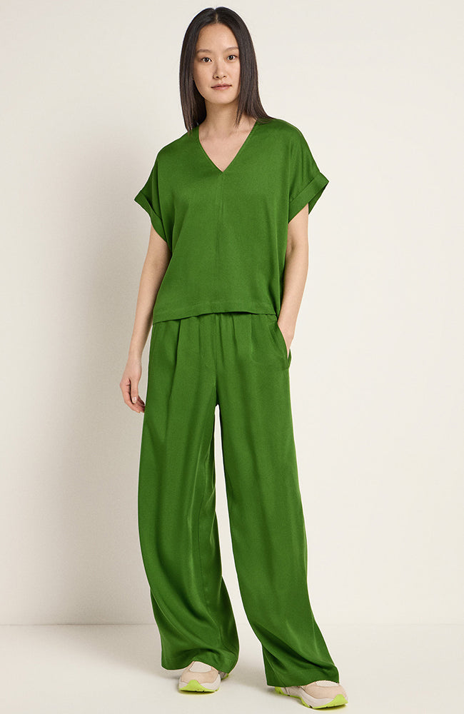 Lanius TENCEL blouse green for women | Sophie Stone