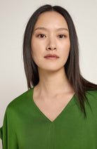 Lanius TENCEL blouse green for women | Sophie Stone