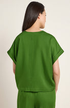 Lanius TENCEL blouse green for women | Sophie Stone