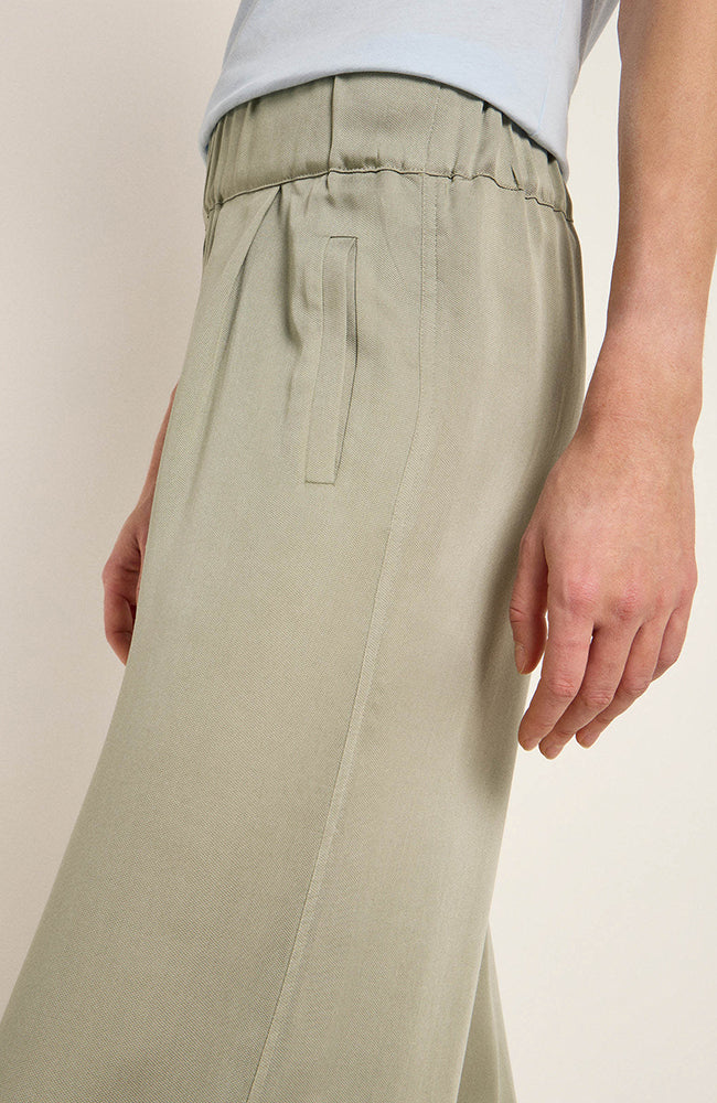 Lanius TENCEL wide pants aquagrey for women | Sophie Stone