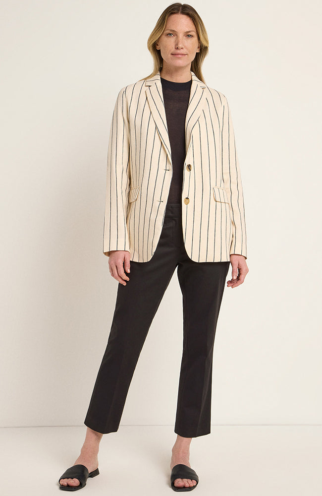 Lanius Linen blazer stripes ladies | Sophie Stone