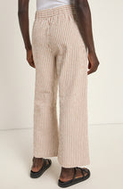 Lanius Pants stripe off white mocha | Sophie Stone