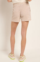 Lanius Shorts stripe off white mocha | Sophie Stone