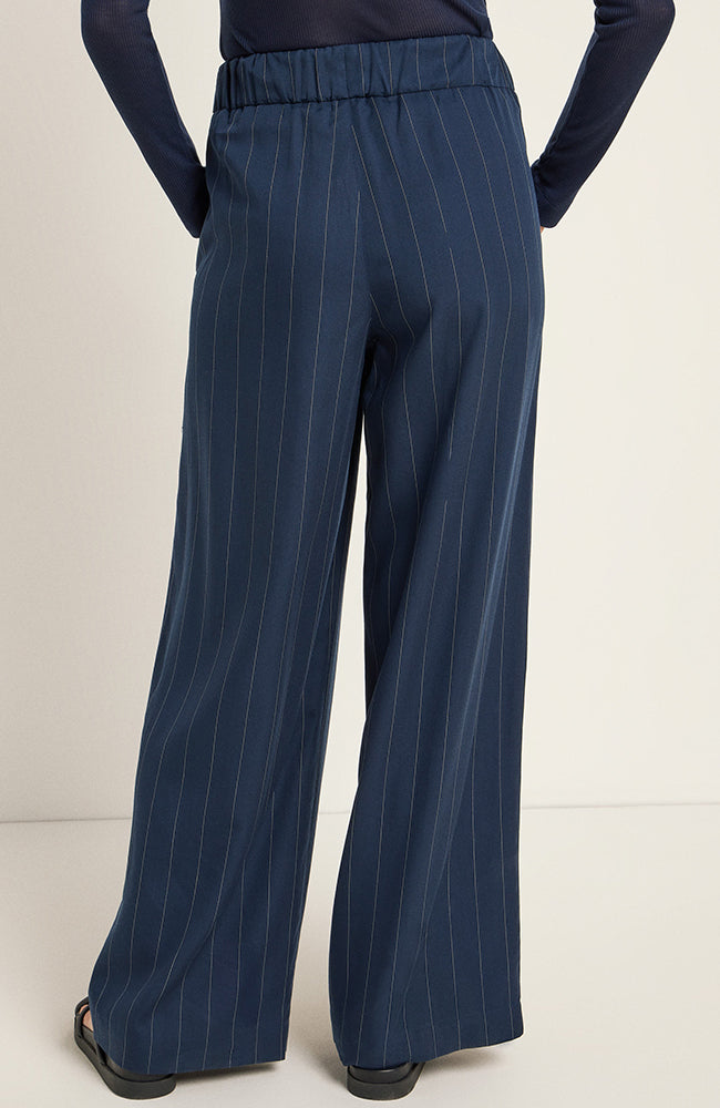 Lanius Pinstripe pants blue | Sophie Stone