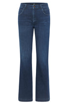 Lanius Flared high-waist jeans dark blue | Sophie Stone