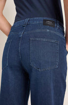 Lanius Flared High-Waist Jeans dunkelblau Bio-Baumwolle | Sophie Stone