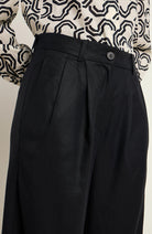 Lanius Marlene pants black in organic cotton and lyocell TENCEL | Sophie Stone