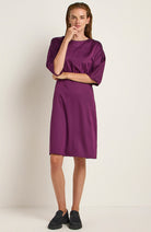 Lanius Blackberry Tencel dress for women | Sophie Stone