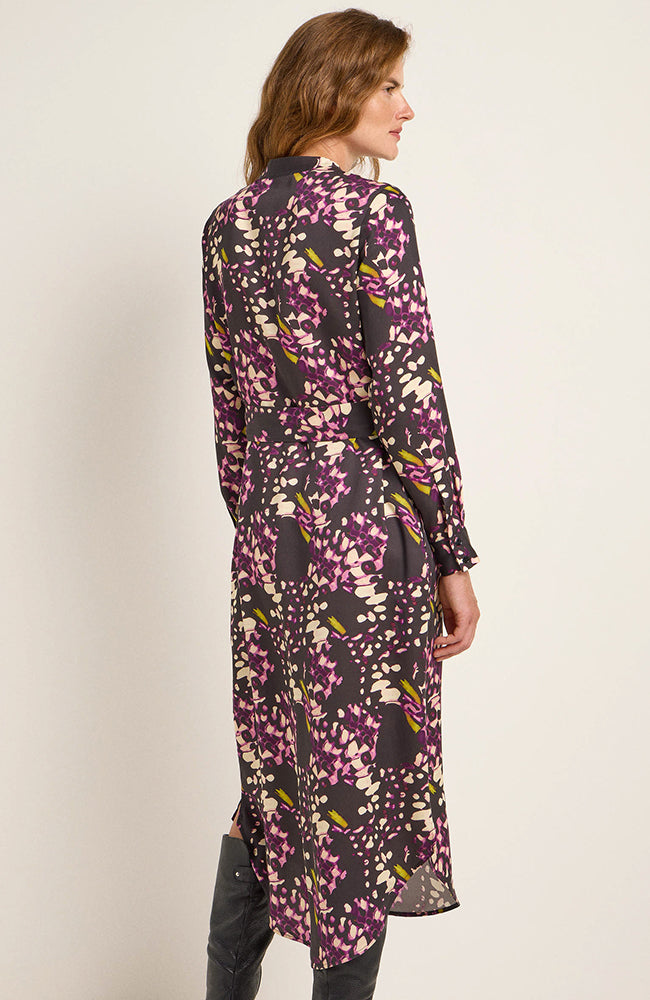 Lanius Midi dress print purple fair and sustainable | Sophie Stone