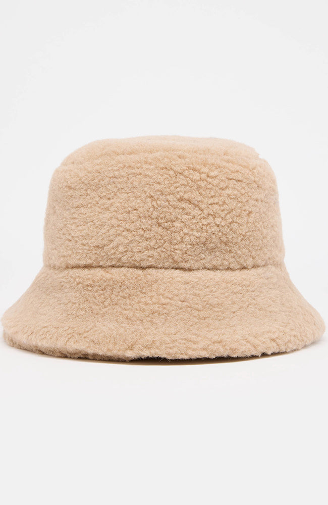 Lanius Teddy hat beige in wool and organic cotton | Sophie Stone