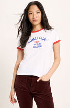 Lanius Statement t-shirt female club 100% bio katoen voor dames | Sophie Stone