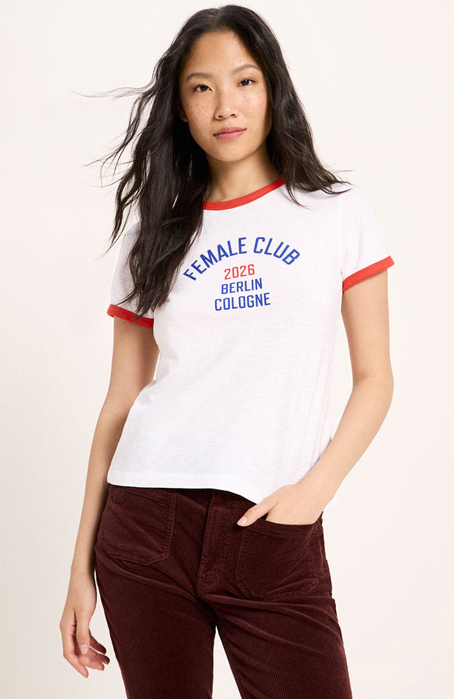 Lanius Statement t-shirt female club 100% bio katoen voor dames | Sophie Stone