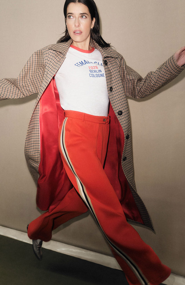 Lanius Statement top female club wit 100% bio katoen voor dames | Sophie Stone